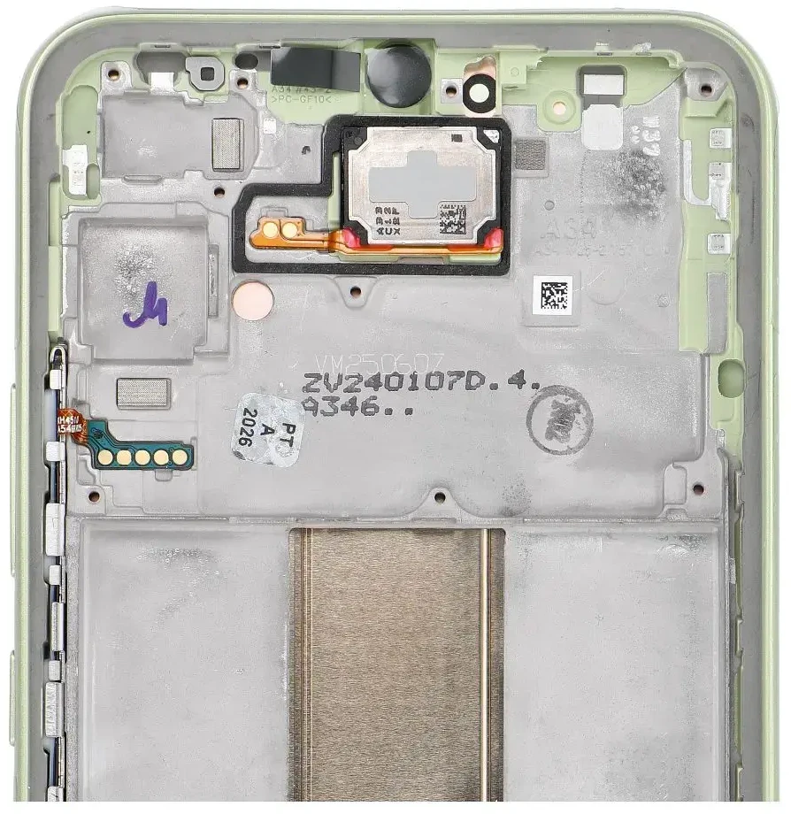 „ServicePack“ LCD ekranas SAMSUNG A34 5G A346B žalias GH82-31200C