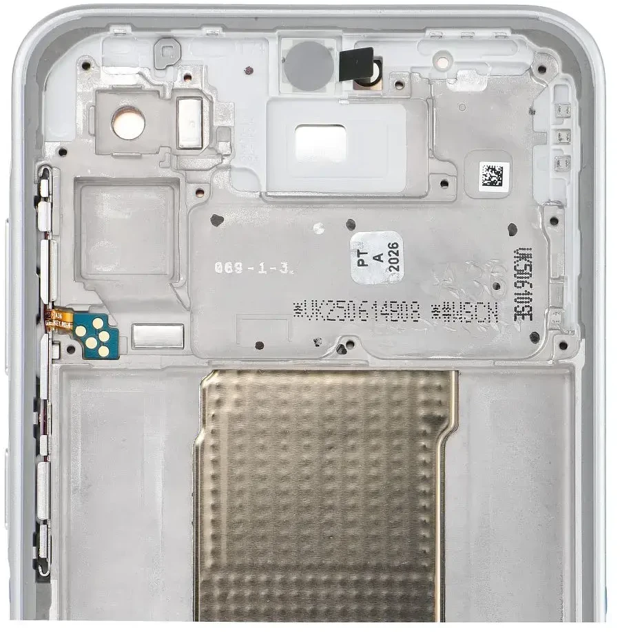 SAMSUNG A36 5G A366B baltas LCD ekranas su aptarnavimo paketu GH82-36841B