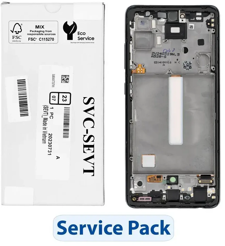 „ServicePack“ LCD ekranas SAMSUNG A52S 5G A528B GH82-26861A