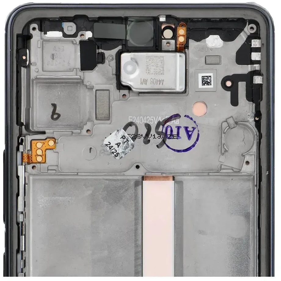 „ServicePack“ LCD ekranas SAMSUNG A53 5G A536B GH82-28024A juodas