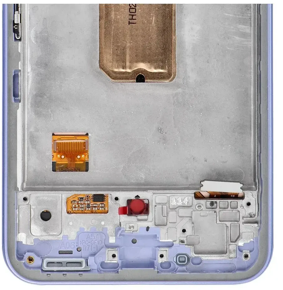 „ServicePack“ LCD ekranas, skirtas SAMSUNG A54 5G A546B, violetinės spalvos, GH82-31231D