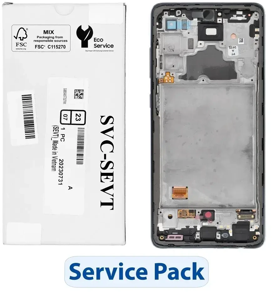 „ServicePack“ LCD ekranas SAMSUNG A72 A725F GH82-25460A