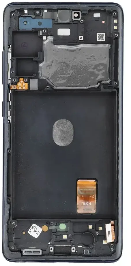 Mėlyna „ServicePack“ LCD ekranas SAMSUNG S20 FE 4G 5G GH82-24219A mėlynas