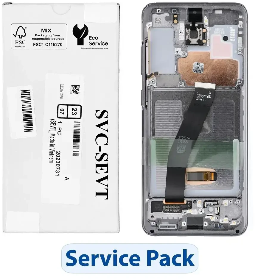 „ServicePack“ LCD ekranas SAMSUNG S20 G980F/G981B GH82-31432A