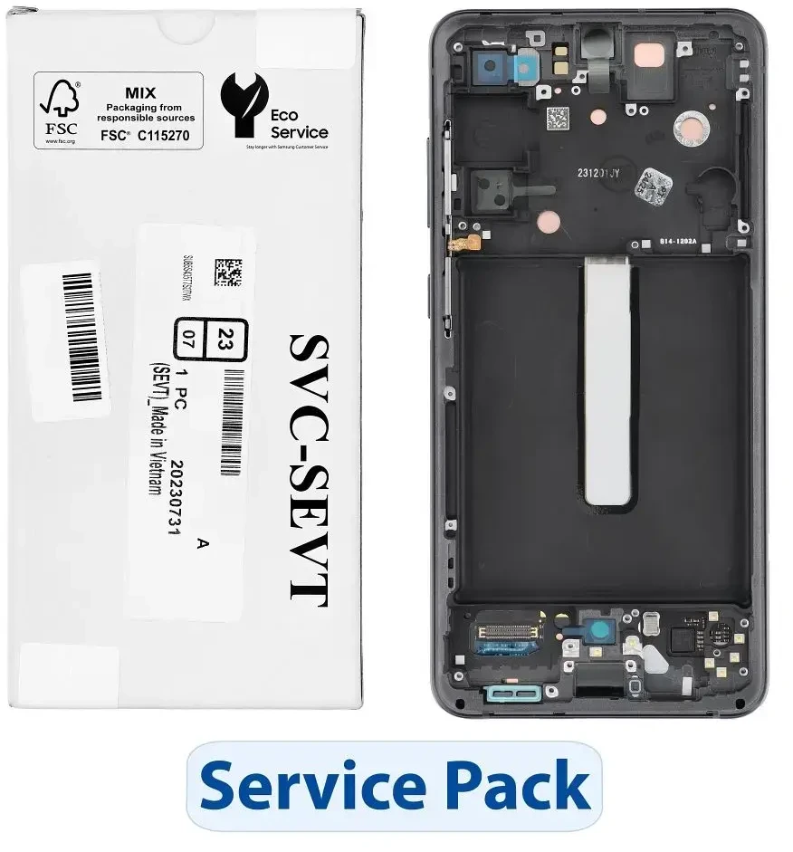 „ServicePack“ LCD ekranas SAMSUNG S21 FE G990B GH82-26420A