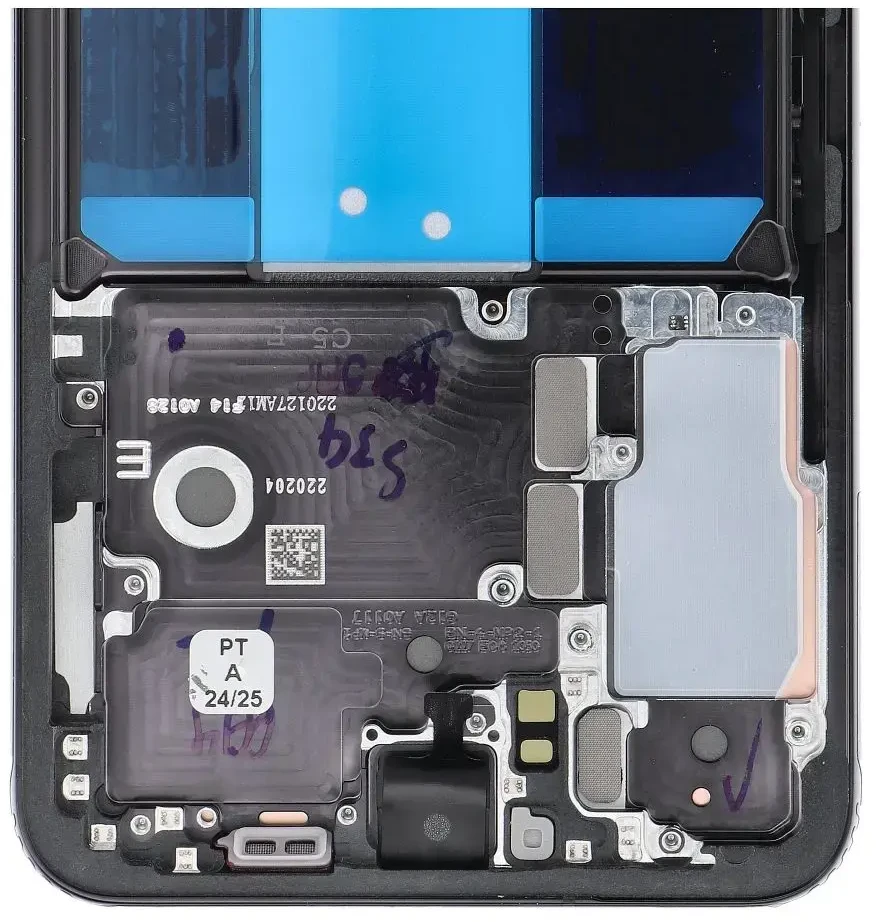 „ServicePack“ LCD ekranas SAMSUNG S22 S901 GH82-27520A juodas