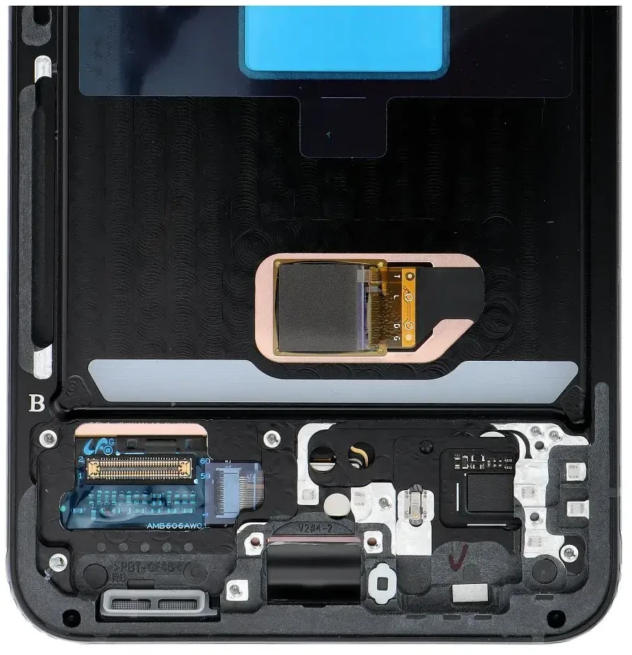 „ServicePack“ LCD ekranas SAMSUNG S22 S901 GH82-27520E pilkas