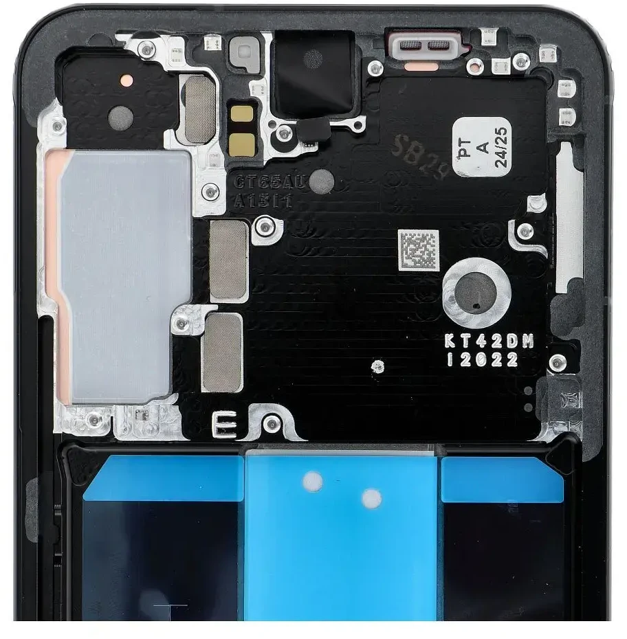 „ServicePack“ LCD ekranas SAMSUNG S22 S901 GH82-27520E pilkas