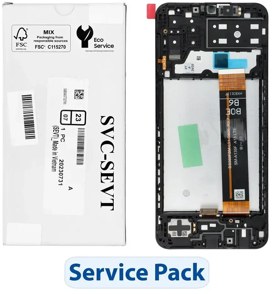 „ServicePack“ LCD ekranas, skirtas SAMSUNG M13 M135F GH82-29133A