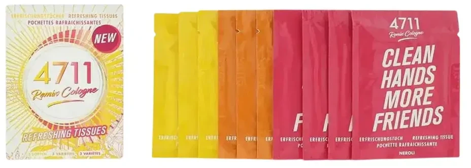 Set 4711 Remix Cologne Cleansing Wipes, 10 vnt.