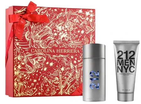 Set Carolina Herrera: 212 NYC Eau De Toilette For Men, 100 ml + 212 NYC After-Shave Balm, 100 ml