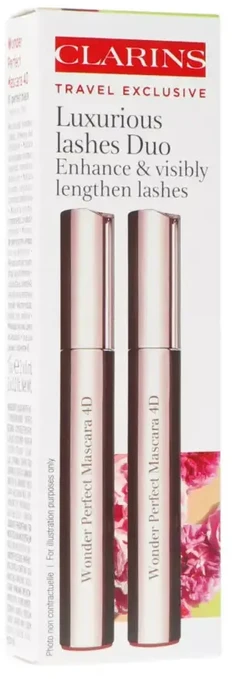 Clarins Luxurious Lashes Duo Blakstienų tušas Set