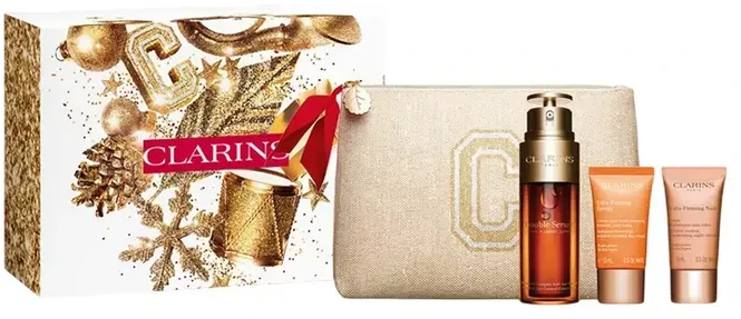Clarins Dvigubas serumas - itin stangrinantis dovanų rinkinys