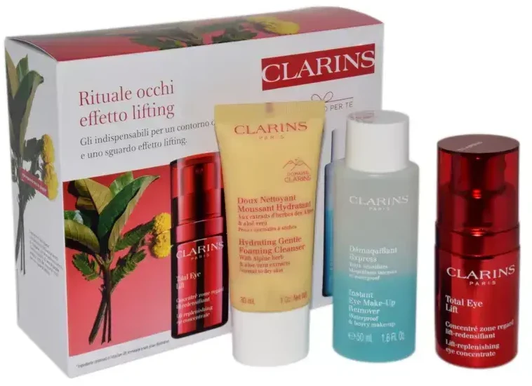 "Clarins Total Eye Lift" akių ir odos priežiūros dovanų rinkinys