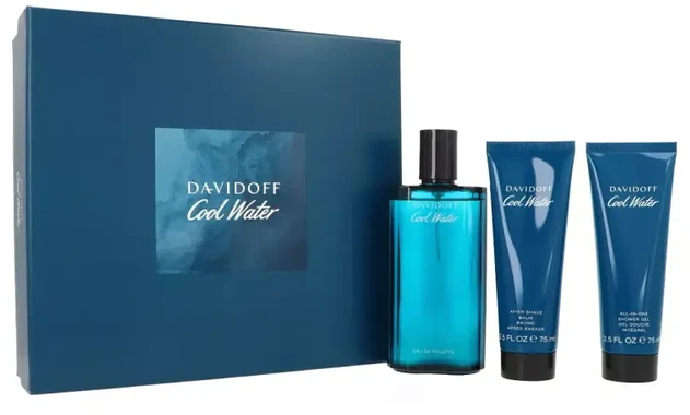 Set Davidoff Cool Vanduo EDT 125ml + Dušo želė 75ml + After Shave Balm 75ml
