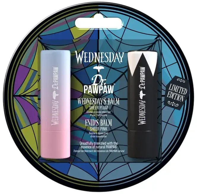 Dr Pawpaw DR.PAWPAW lūpų pieštukų rinkinys, ENID & WEDNESDAY, 8g