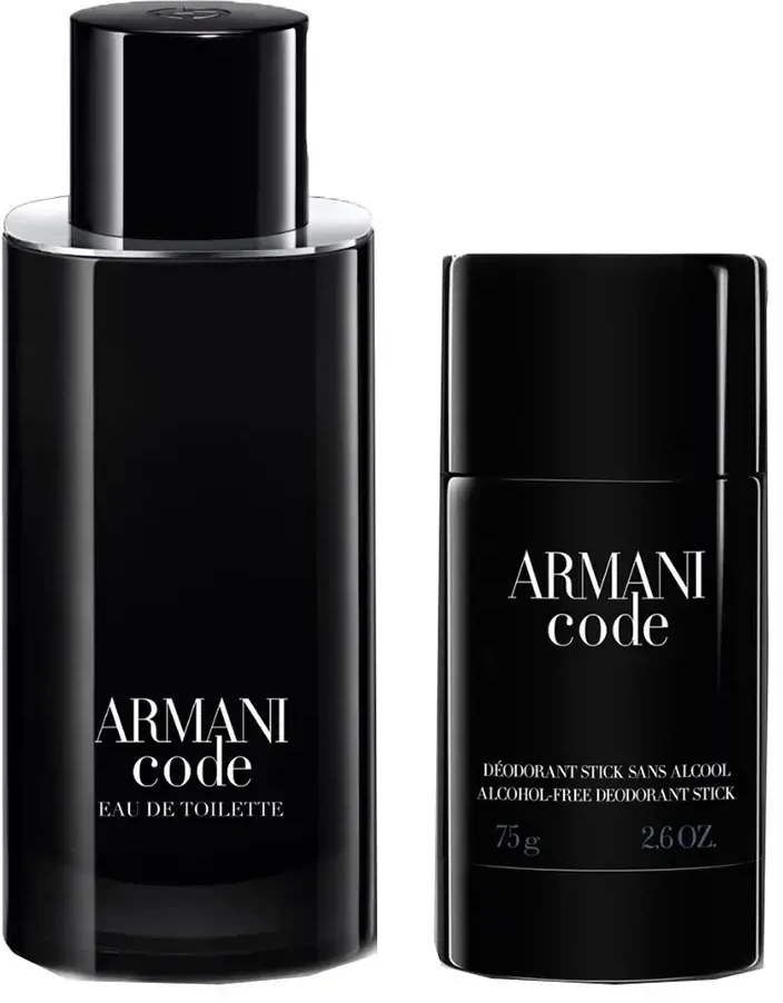 Set Giorgio Armani: Code Eau De Toilette For Men, 125 ml + Code Anti-Perspirant Dezodorantas Stick For Men, 75 g