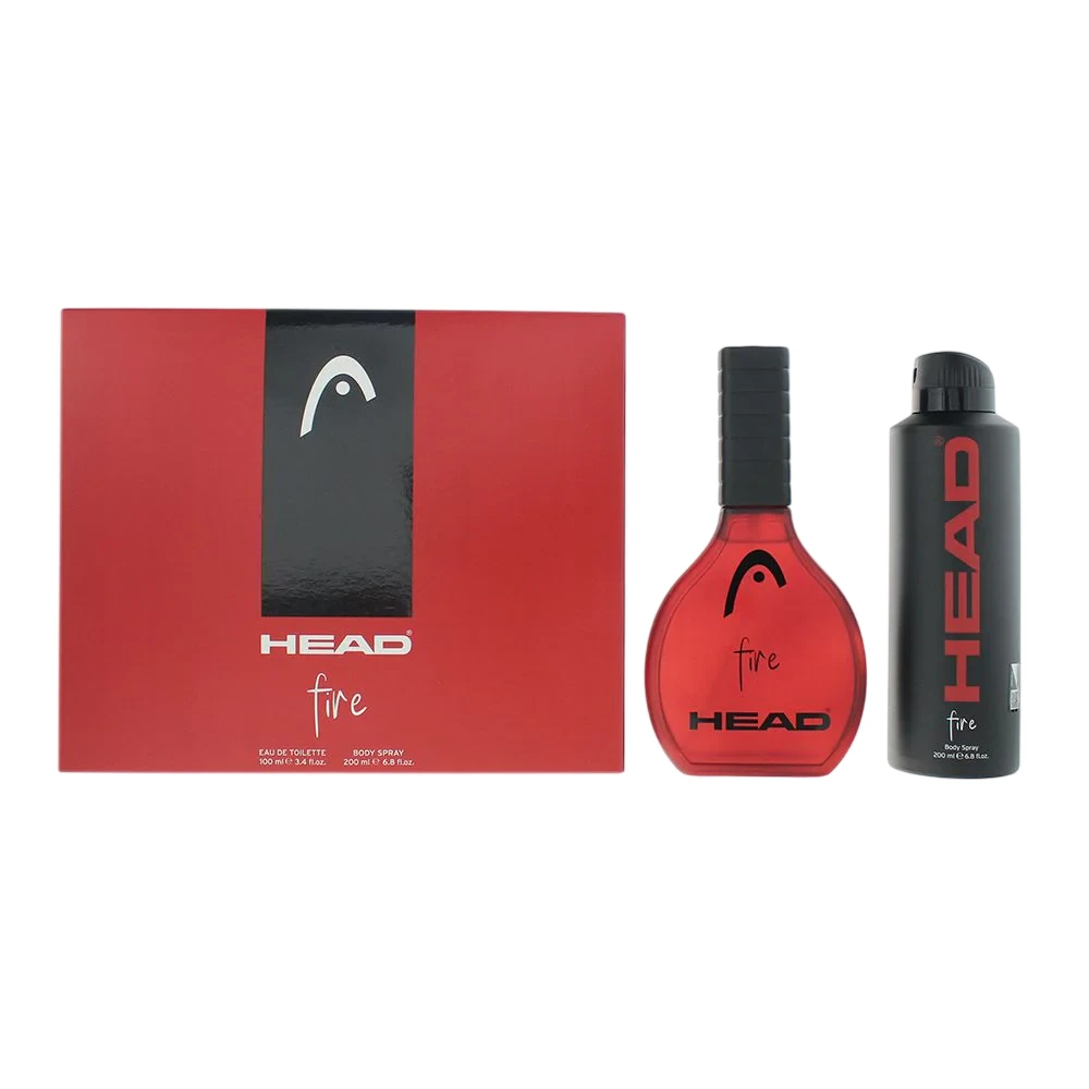 Set Head: Fire Eau De Toilette For Men, 100 ml + Fire Dezodorantas Purškiklis For Men, 200 ml