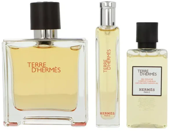 Hermès Set Terre Hermes Pp, 75 ml Mini, 15 ml Hbsg, 40 ml@