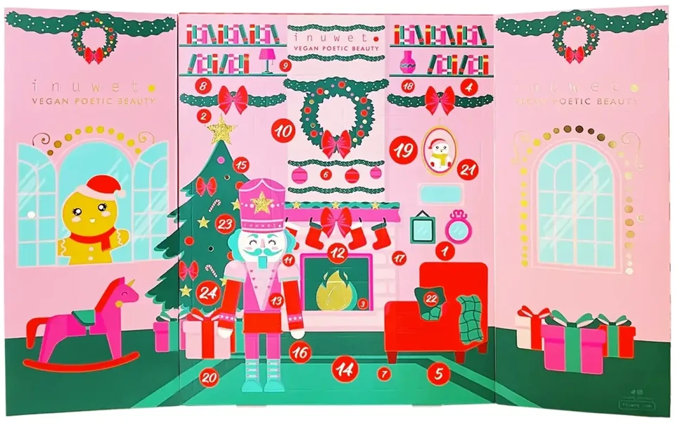 Set Inuwet Inuwet Makeup Advent Calendar, 24 vnt.