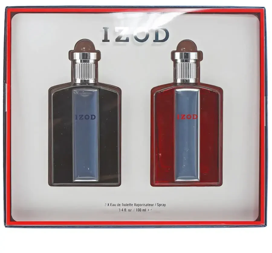 Set Izod: Legacy Raudona Eau De Toilette For Men, 100 ml + Legacy Mėlyna Eau De Toilette For Men, 100 ml