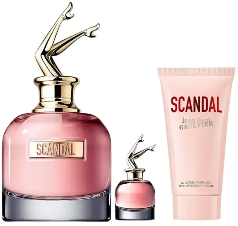 3 dalių rinkinys moterims Jean Paul Gaultier Scandal EDP, 80ml
