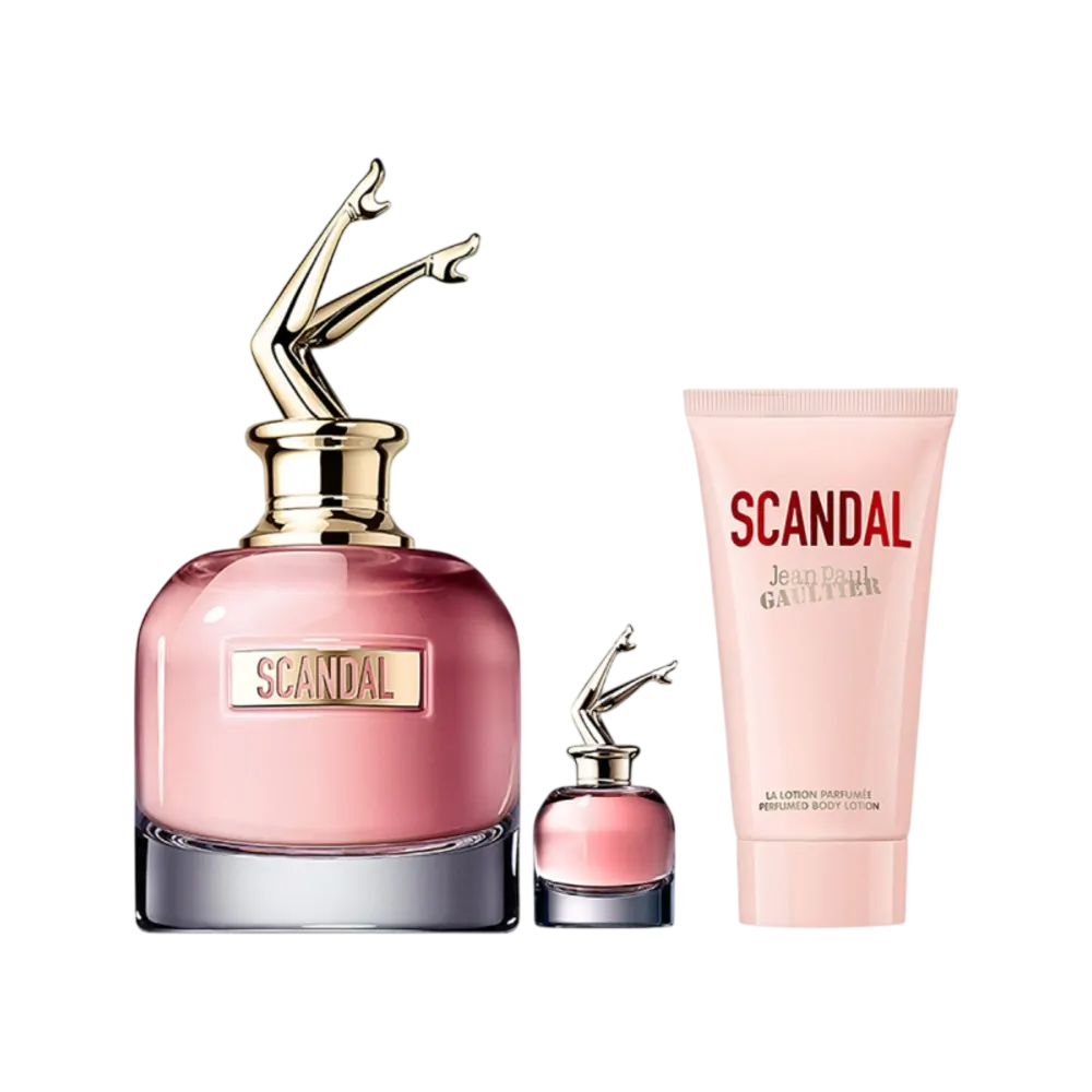 3 dalių rinkinys moterims Jean Paul Gaultier Scandal EDP, 80ml
