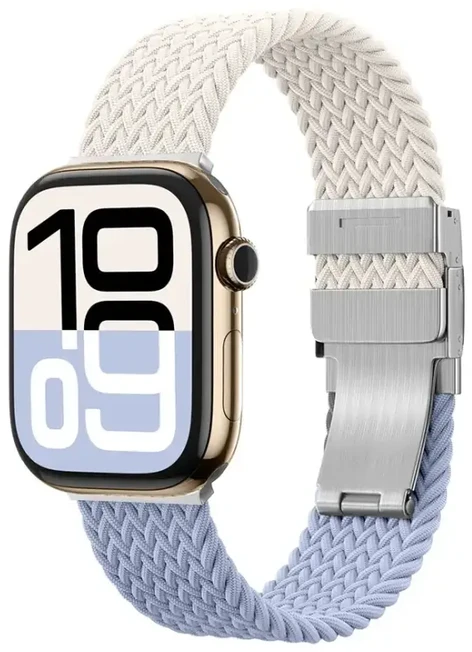 AmazingThing Blend išmaniojo laikrodžio dirželis, skirtas Apple Watch (45/46/49 mm) | Silikonas | mėlyna/pilka