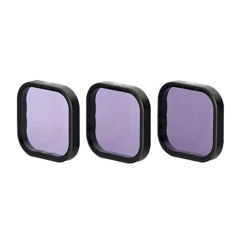 Set of 3 Telesin ND 8/16/32 filters for GoPro GoPro Hero 13 Juodas (S5-FLT-12-TGP)