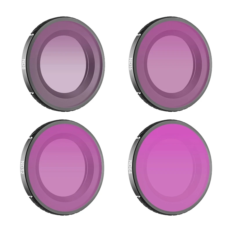 4 „Sunnylife ND8 + ND16 + ND32 + ND64“ filtrų rinkinys, skirtas „Osmo Nano“