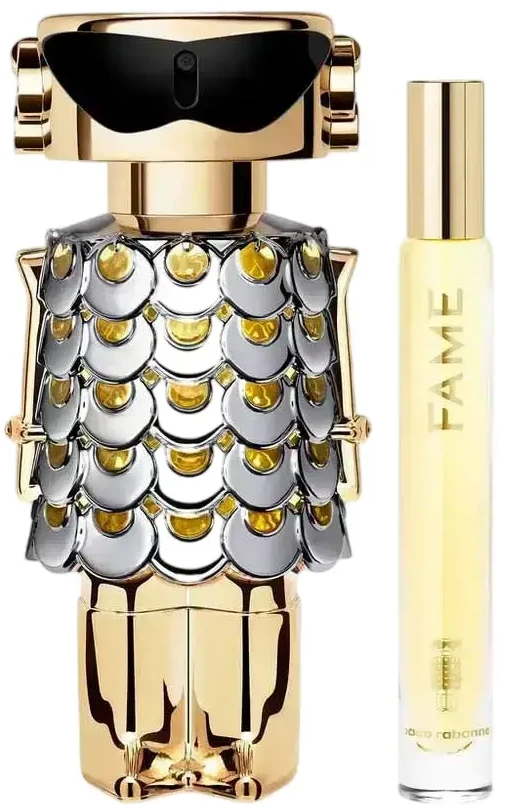 Set Paco Rabanne: Fame Eau De Parfum For Women, 80 ml + Fame Eau De Parfum For Women, 10 ml