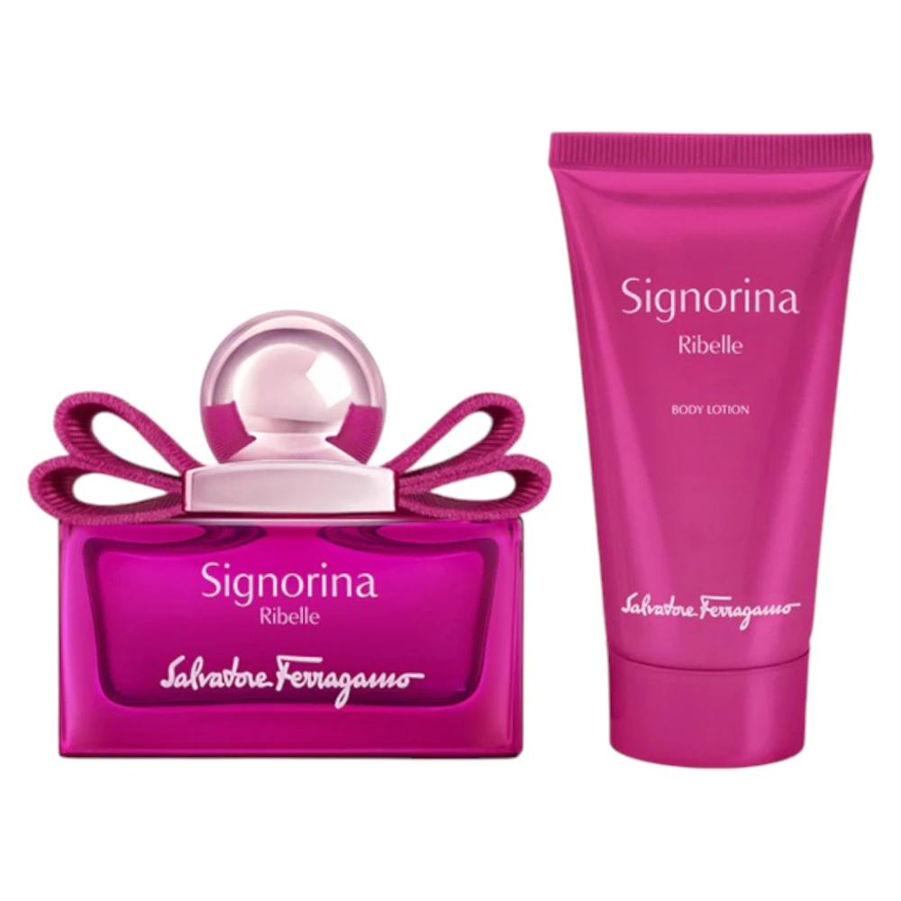 Salvatore Ferragamo Signorina Ribelle EDP rinkinys moterims (EDT 30 ml + Losjonas kūnui 2 x 50 ml)