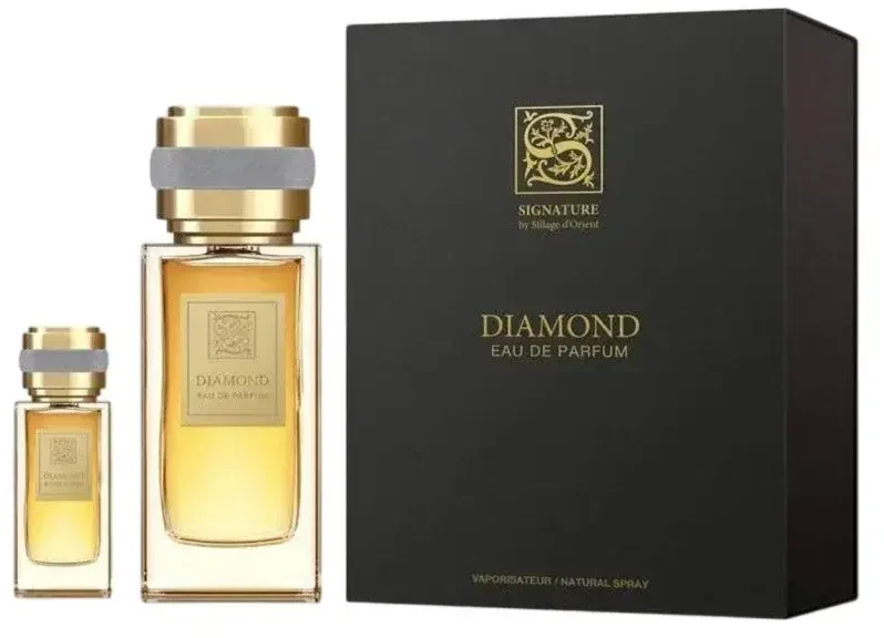 Signature Sillage D'Orient Diamond 2 Piece Gift Set Eau De Parfum 100ml And 15ml For Men
