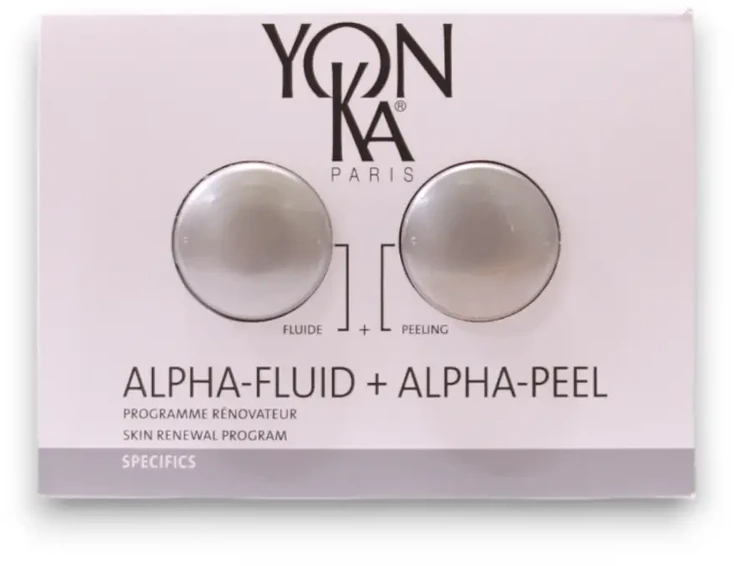 Rinkinys „YonKa“: „Alpha“ šveičiamasis losjonas, 1 ml *mėginėlis + „Alpha“ skystis veidui, 1 ml *mėginėlis