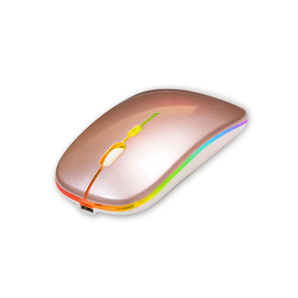 TelForceone Setty belaidė RGB pelė rožinio aukso spalvos