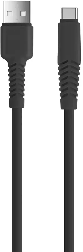 TelForceone "Setty" USB - USB-C kabelis 3 m 2A KSA-C-321 juodas