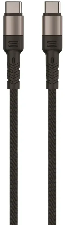 Telforceone Setty cable USB-C - USB-C 100W 1,0 m KSL-02 juodas JO