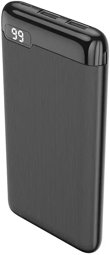 TelForceone "Setty" maitinimo bankas 10000 mAh LCD SPBL-10 juodas