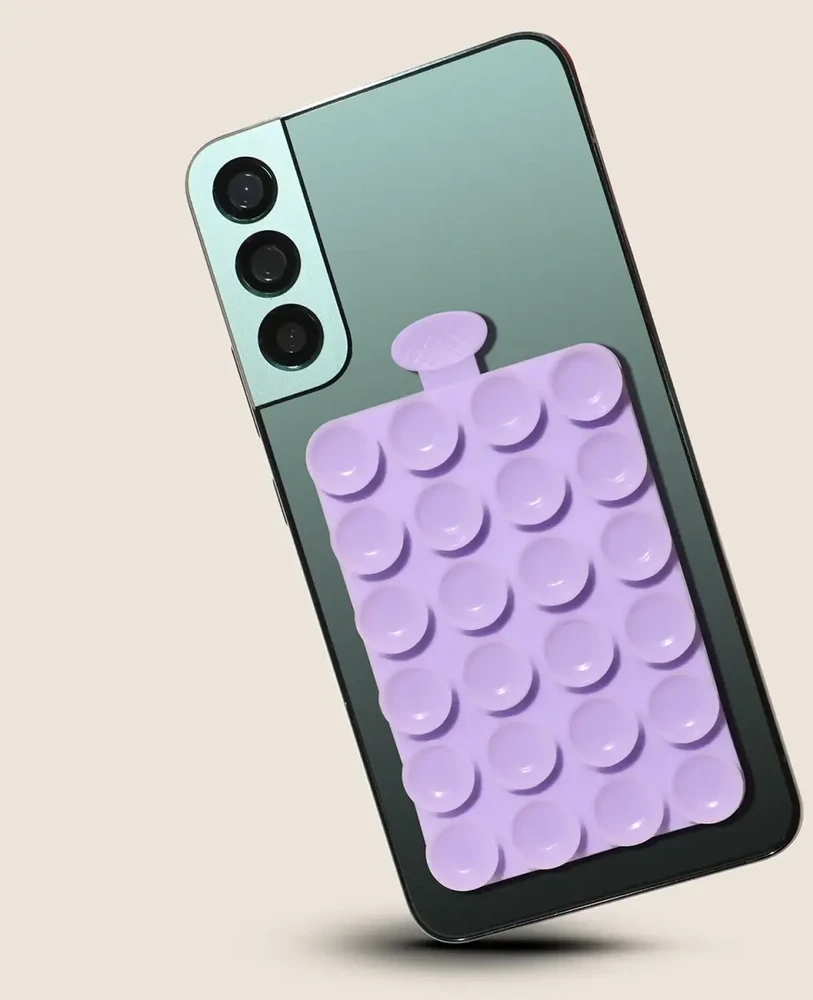 Setty telefono laikiklis su siurbtuku SP-MUN-01 alyvinis
