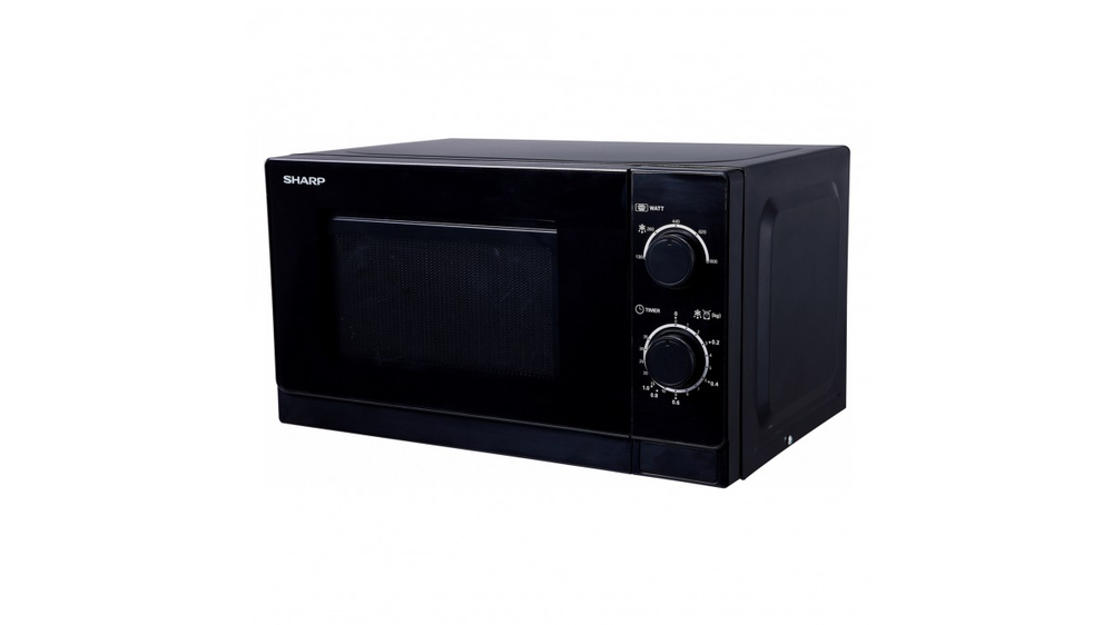 Sharp R-200BKW mikrobangų krosnelė Stalviršis 20 L 800 W Juoda