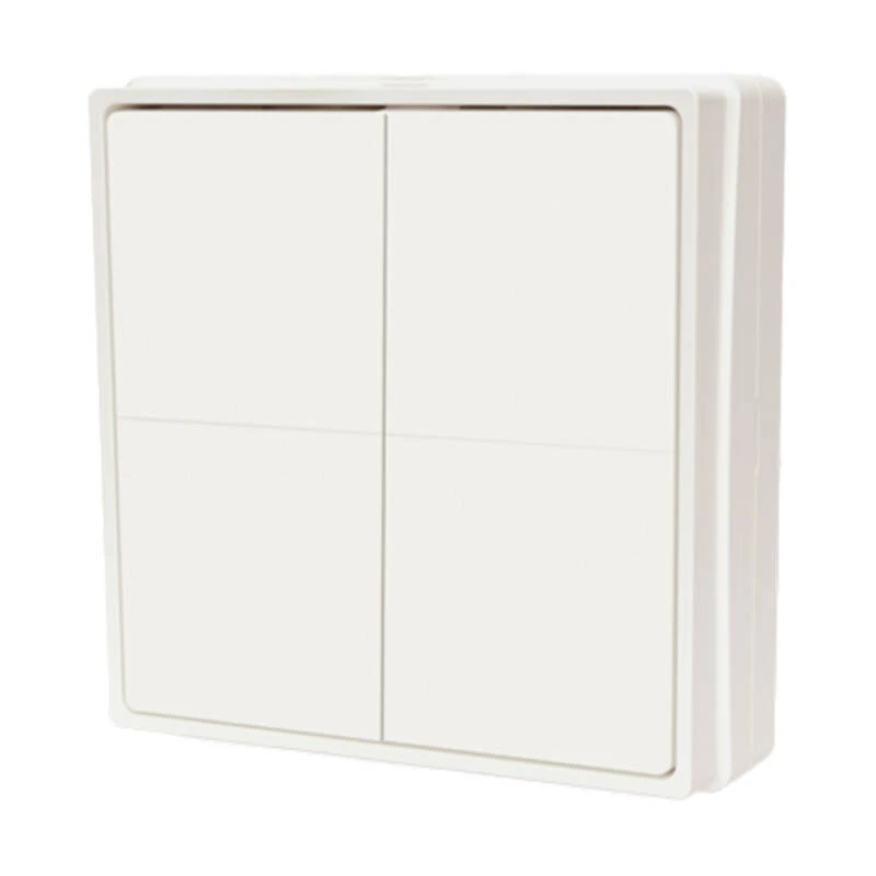 Shelly Group Išmanusis keturių mygtukų Bluetooth jungiklis Shelly BLU Wall Switch 4 (Stand alone)