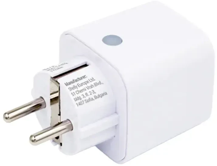 Shelly Plug PM Gen3 išmanusis 16A kištukas, baltas