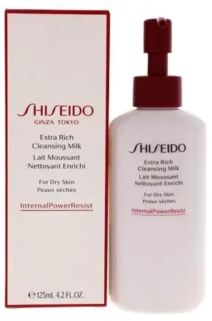 Shiseido Extra Rich Cleansing Milk valomasis pienelis sausai odai, 125 ml