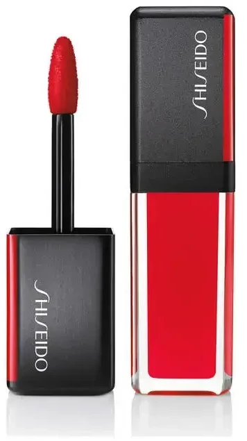 Shiseido LacquerInk Lip Shine pigmentuotas lūpų blizgis, 304 Techno Red, 6 ml