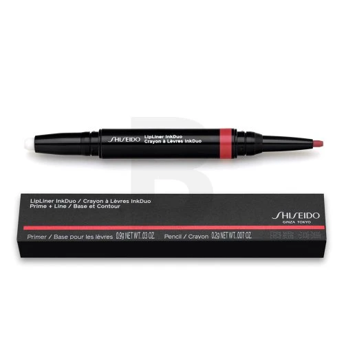 Shiseido Lūpų kontūro pieštukas InkDuo, 1,1 g, Spalva: 04 Rosewood