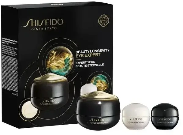 „Shiseido Shi Lx Fut Solut“ akių ir lūpų kremas, 17 ml, rinkinys, 26 vnt.