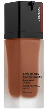 Skystas makiažo pagrindas Shiseido Skin Self-Refreshing Foundation Oil-Free Nº 520 Rosewood Spf 30 (30 ml)