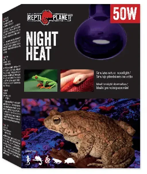 Sildoša spuldze terārijam : Repti Planet Bulb Moonlight HEAT 50W