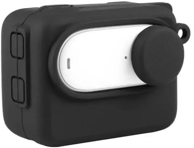 Silikoninis apsauginis dėklas Puluz skirtas Insta360 GO 3 su objektyvo dangteliu
