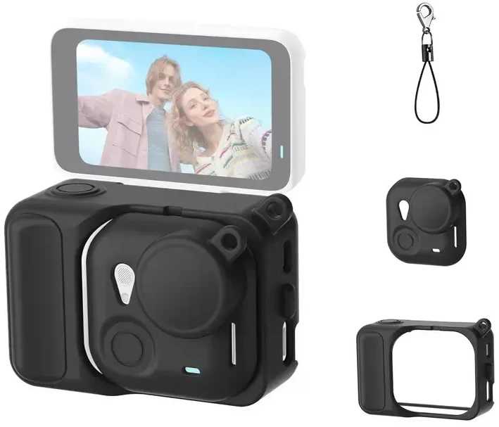 Silicone protective case Puluz for Insta360 Go Ultra (Juodas)
